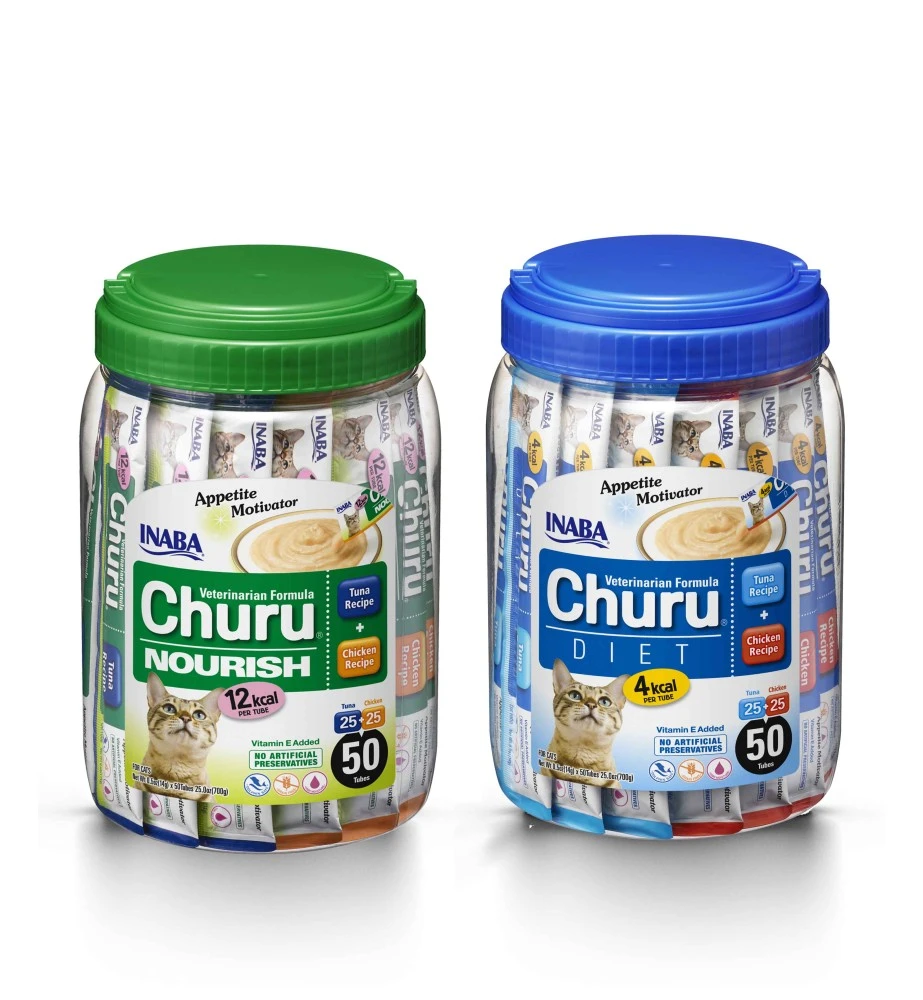 Churu Nourish Appetite Motivator Kip & Tonijn - 50 Stuks - Afbeelding 2
