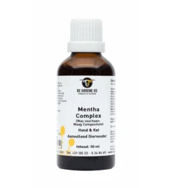 De Groene Os Mentha Complex Hond & Kat - 50 Ml
