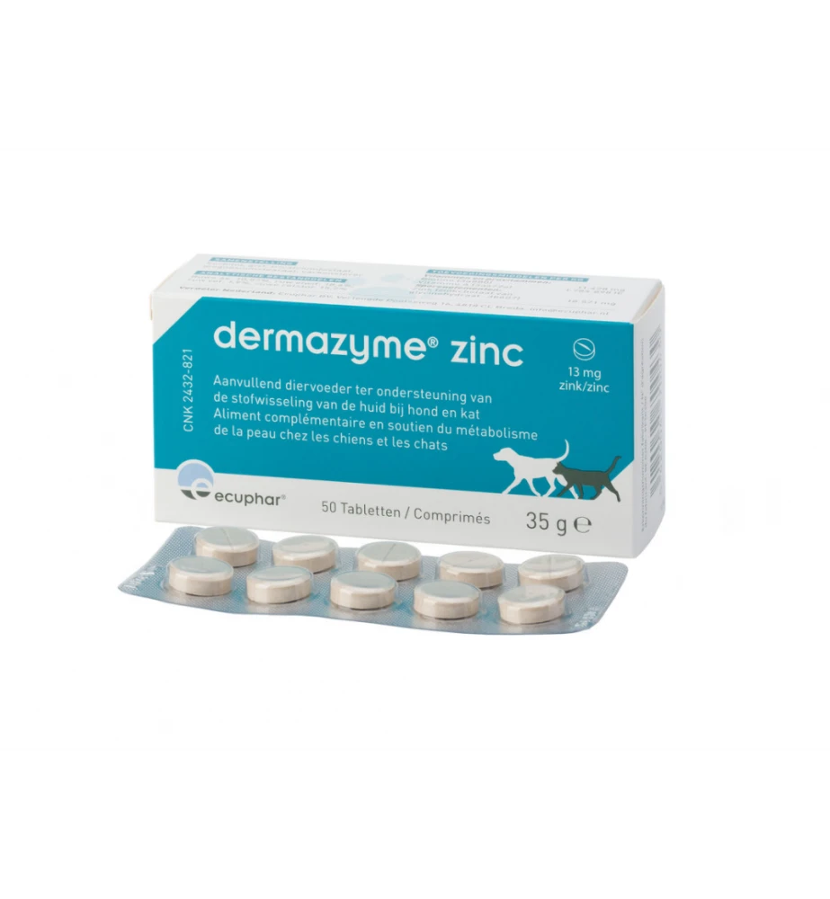 Dermazyme Zinc - 50 Tabletten