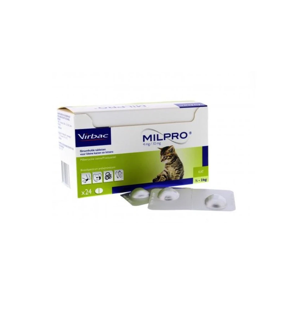 Milpro Kitten / Kleine Kat - 24 Tabletten - Afbeelding 2