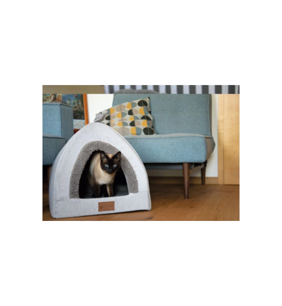 Petlando Cat Cave Bastia Grijs (Stone) - Afbeelding 2